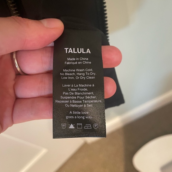 Aritzia Talula Size Medium Black Mini Dress - Picture 3 of 6